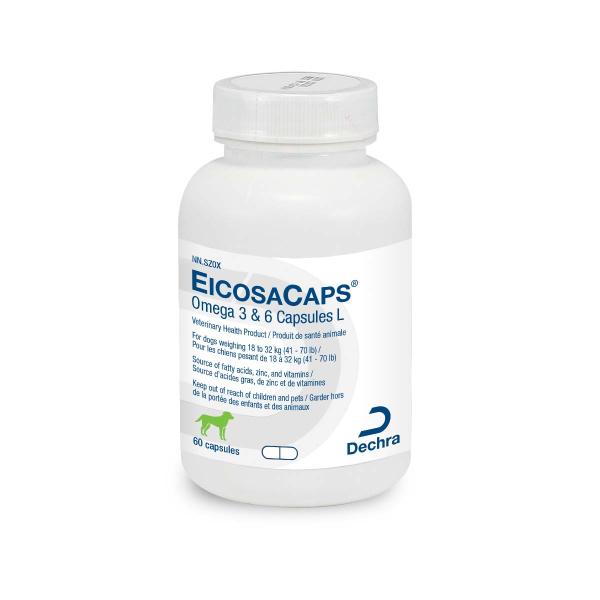 Eicosa Eicosa Caps Omega 3&6 Capsules L (41-70lbs)